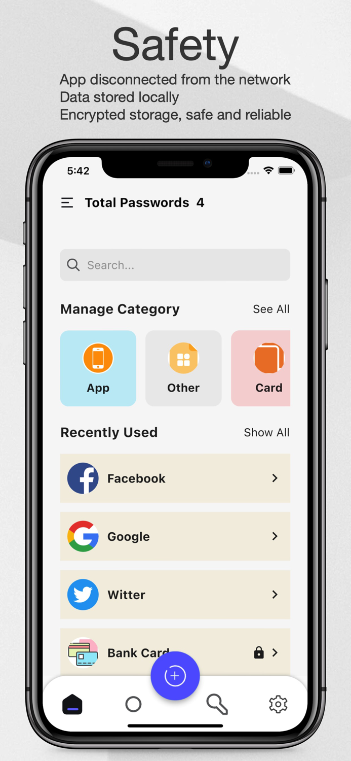 Password Notes - Safety Easy