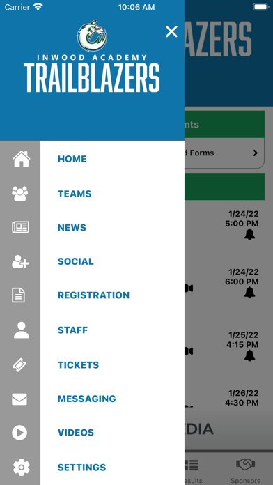 Inwood Trailblazers Athletics Screenshot