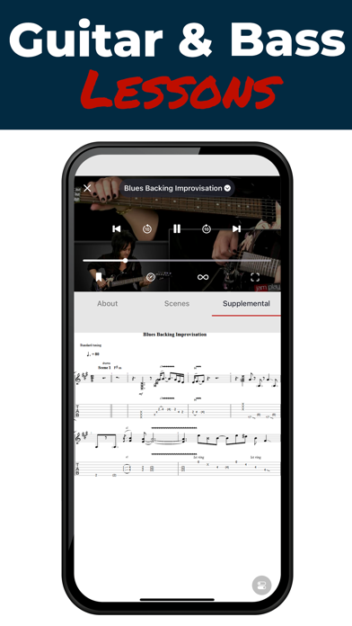 Guitar Lessons by JamPlay Screenshot
