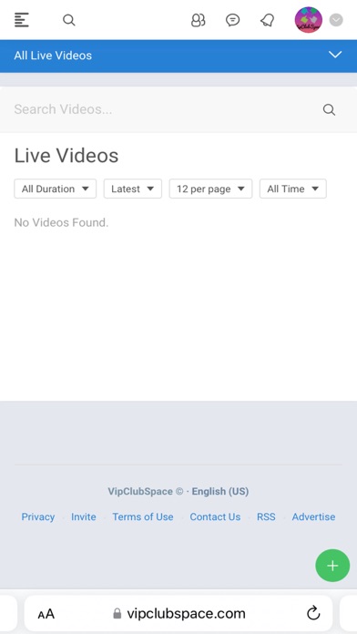VipClubSpace Screenshot