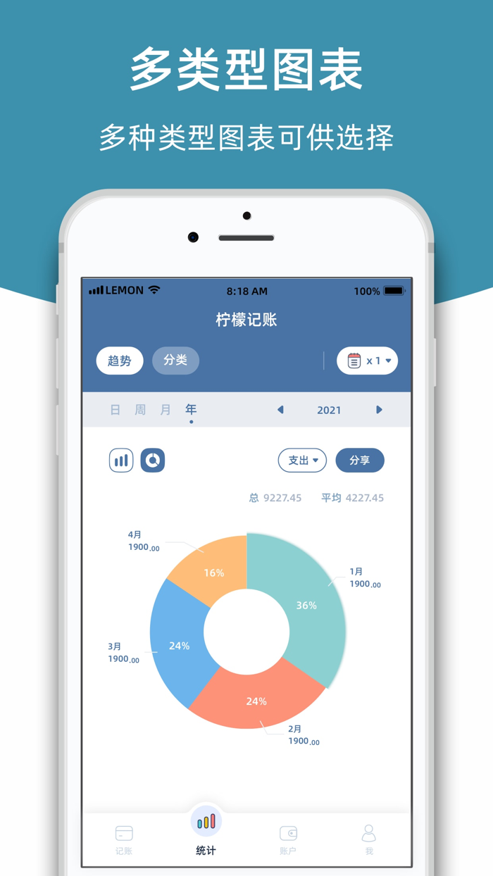 柠檬记账-没有广告的记账软件