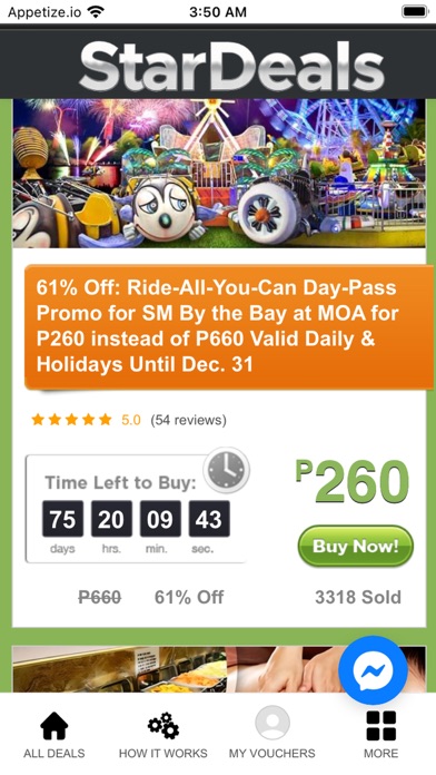 StarDeals Screenshot