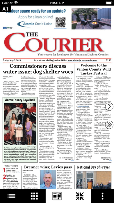 The Courier Vinton & Jackson Screenshot