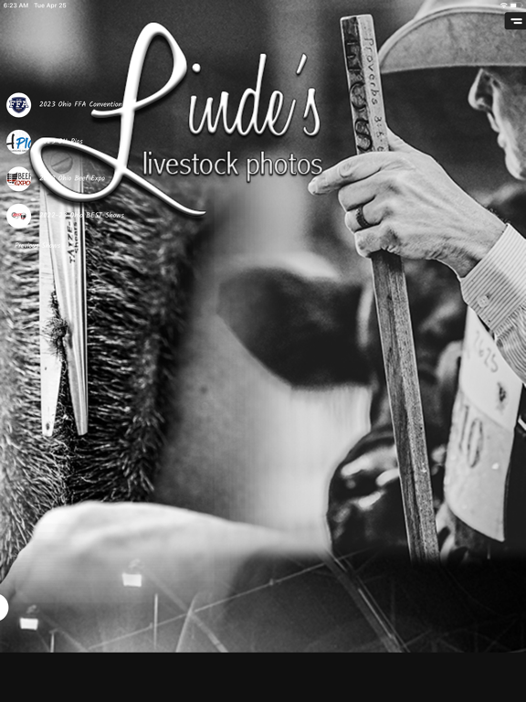 Linde's Livestock Photography iPad screenshot 1 - Business app