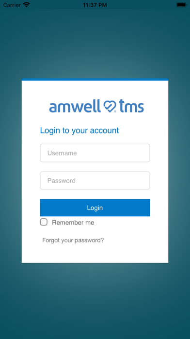 Amwell - TM Scheduler Screenshot