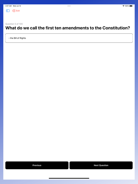 US Citizenship Practice app screenshot 2