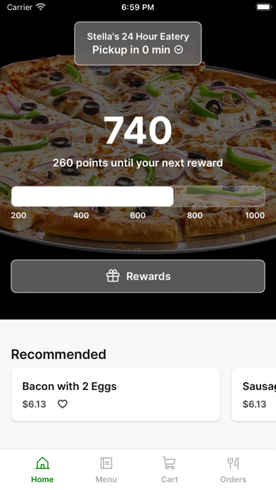 Stella's 24 Hour Eatery Screenshot