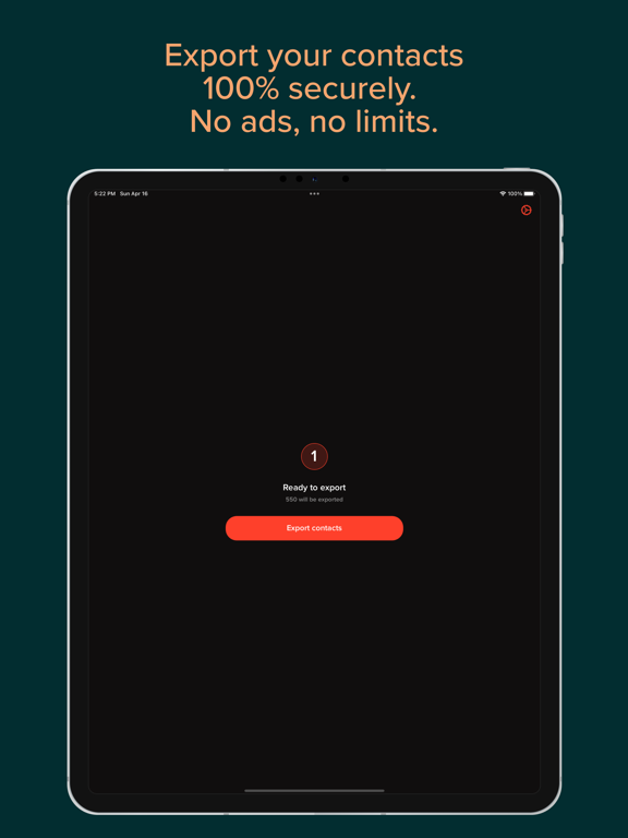 Screenshot #6 pour Simple Contact Exporter