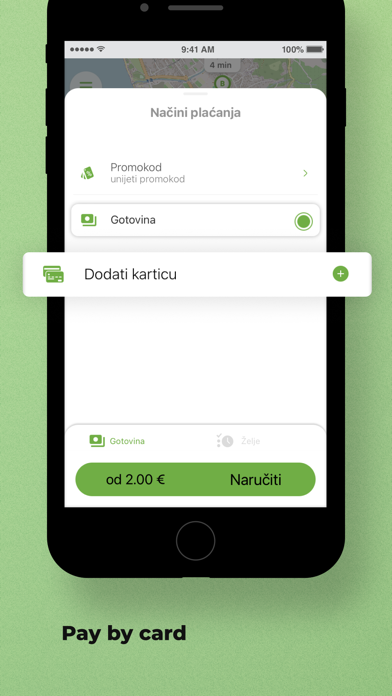 Greencar.me Taxi Screenshot