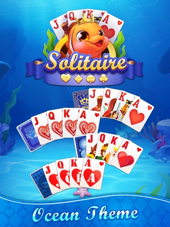 Solitaire Fish Klondike iPad screenshot 5 - Games app