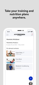 Hydrogen Fitness App screenshot #3 for iPhone