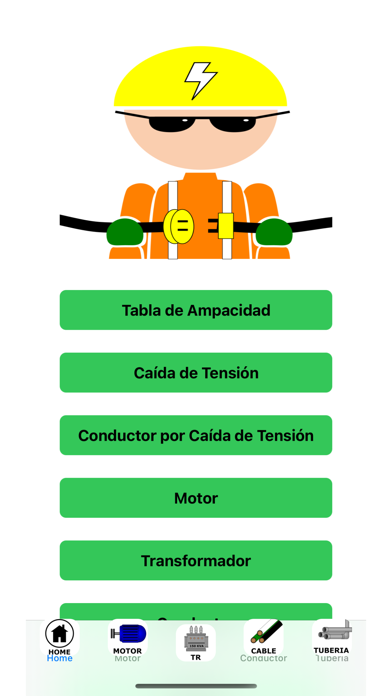 Cálculos Eléctricos NOM Screenshot