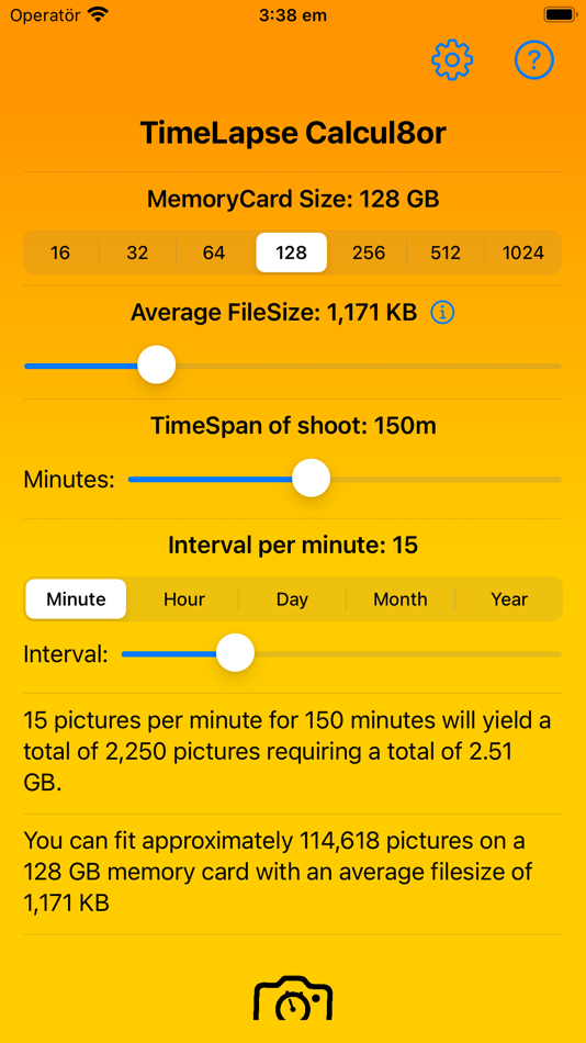 TimeLapse Calcul8or - 1.2 - (iOS)