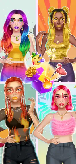 Game screenshot Emoji Makeup Game apk