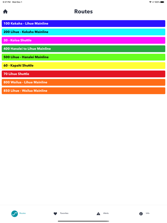 The Kauai Bus Tracker screenshot 2