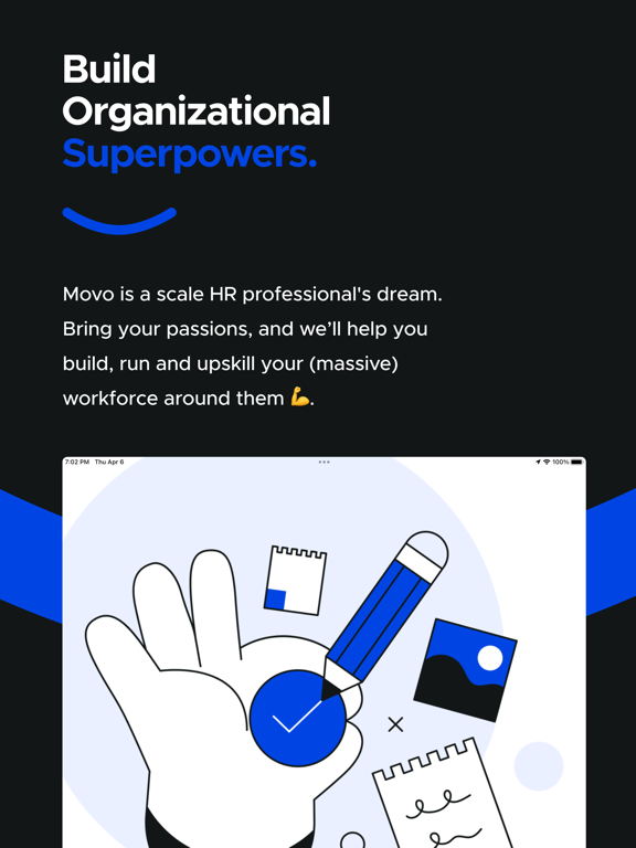 Movo - Frontline Work Platform iPad screenshot 1 - Business app