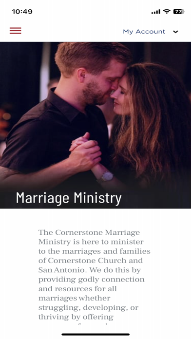 SA Cornerstone Screenshot