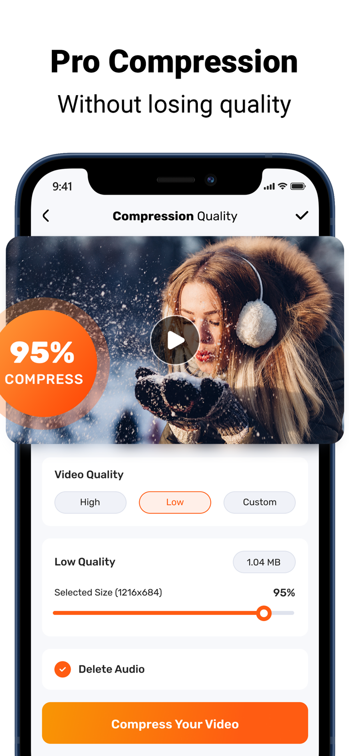 Video Compressor App screenshot 1