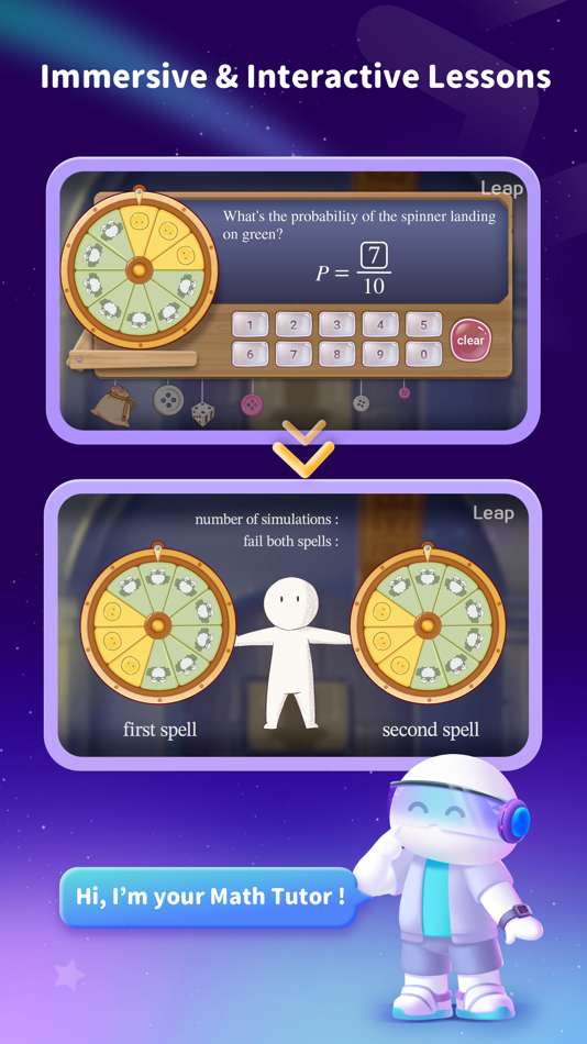 #5. Leap Math: AI Math Tutor (iOS) 由: Study Evolution EdTech Pte. Ltd.