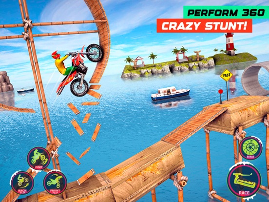 Bike Stunt 3D Motorcycle Games iPad screenshot 6 - Games app