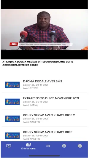 DJOMA FM ET TV screenshot 1