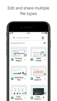 google sheets iphone screenshot 4