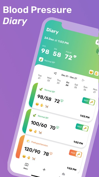 Blood Pressure App | Monitor + Screenshot