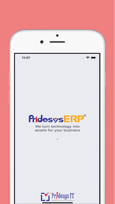 Pridesys ERP Screenshot