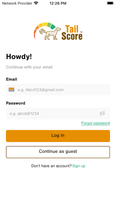 TailScore Screenshot