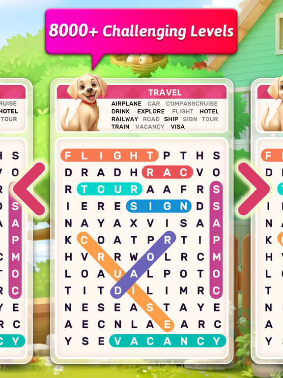 Word Search App Puzzle Roadway