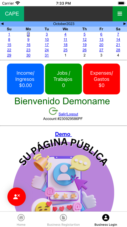 #2. Cape Booking System (iOS) Podle: Carolina Perez