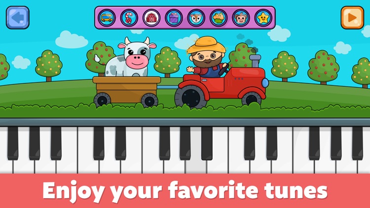 Baby piano for kids & toddlers screenshot-0