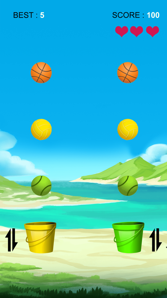 #4. Bucket Catch Colour Matching (iOS) Podle: ANJU SIIMA TECHNOLOGIES PRIVATE LIMITED