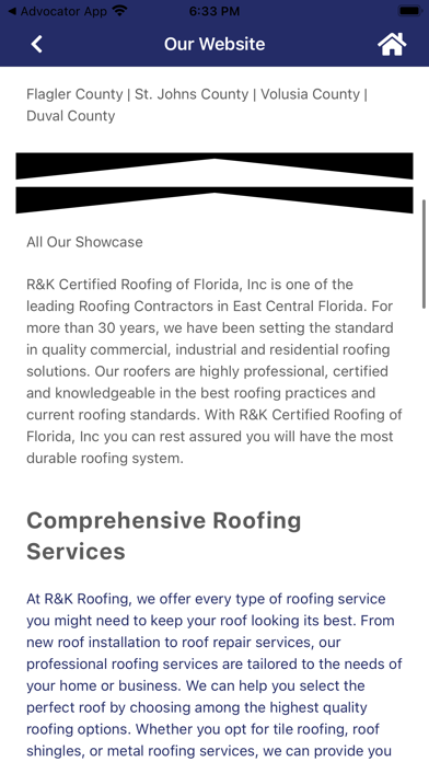R&K Certified Roofing of FL Screenshot