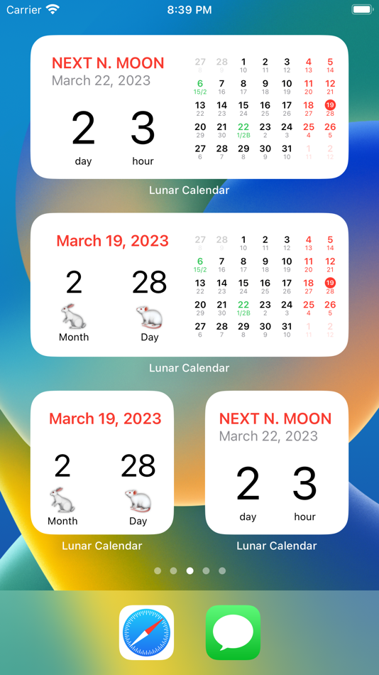 #1. Lunar Calendar And Widget (iOS) โดย: Khang Le