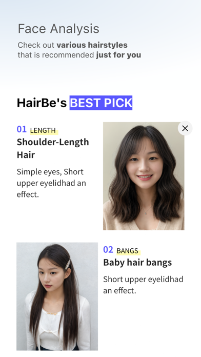 HairBe : AI Hair Editor Screenshot