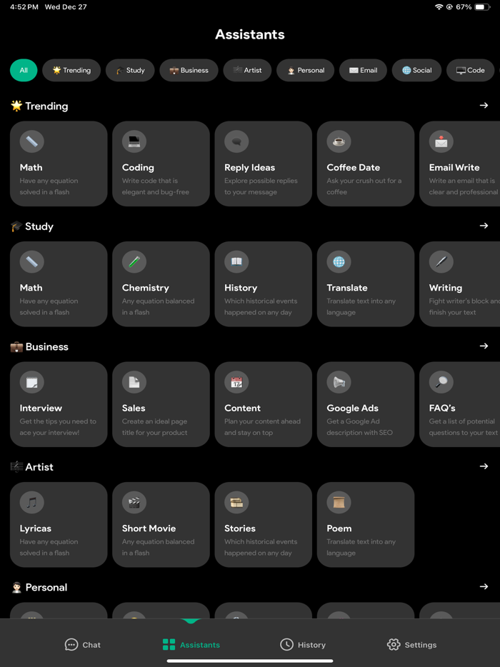 Code Assistant for School Work