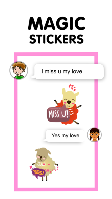 Sheep Love Stickers Screenshot
