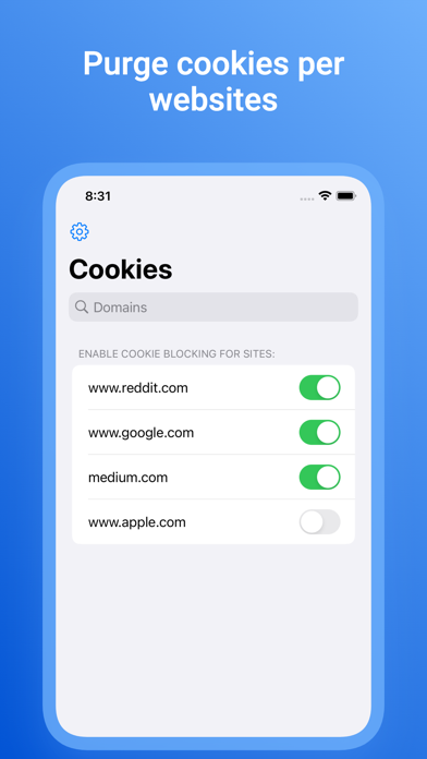 Cookie DNT Privacy for Safari Screenshot