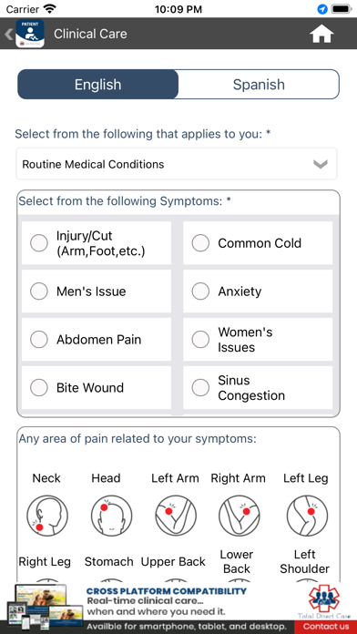Total Direct Care Patient Screenshot