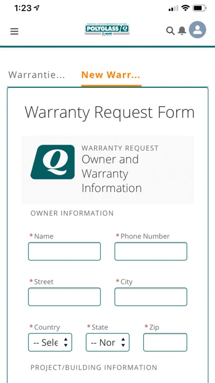 Polyglass Contractor Portal