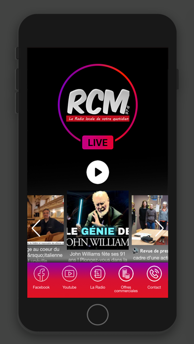RCM la radio Screenshot