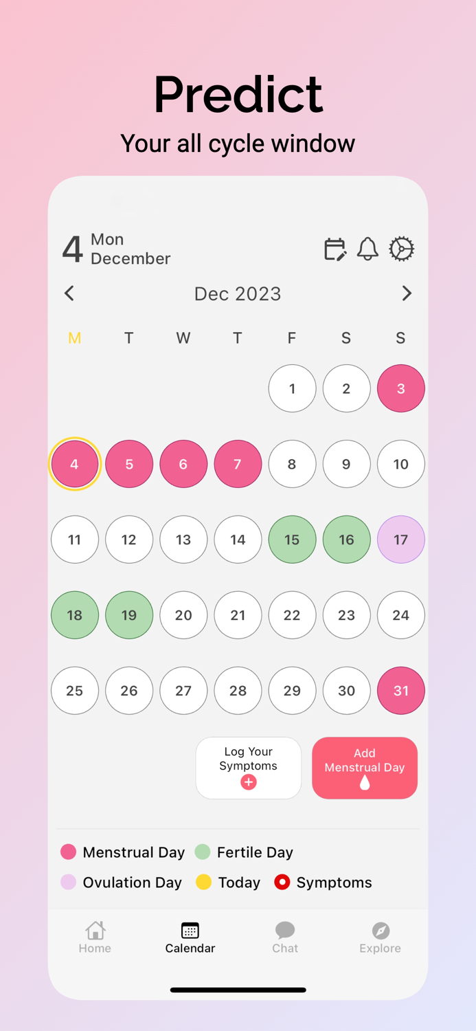Mia Period Tracker and Calendar