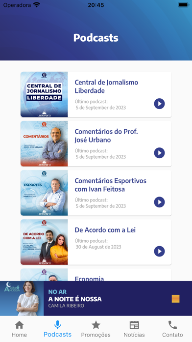 Liberdade 94.7 FM Screenshot