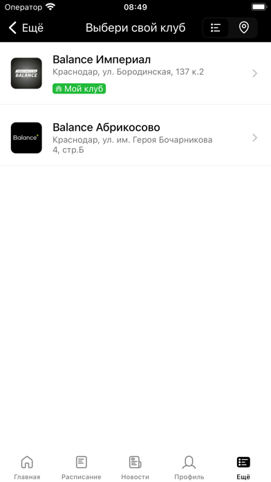 Balance Fitness Screenshot