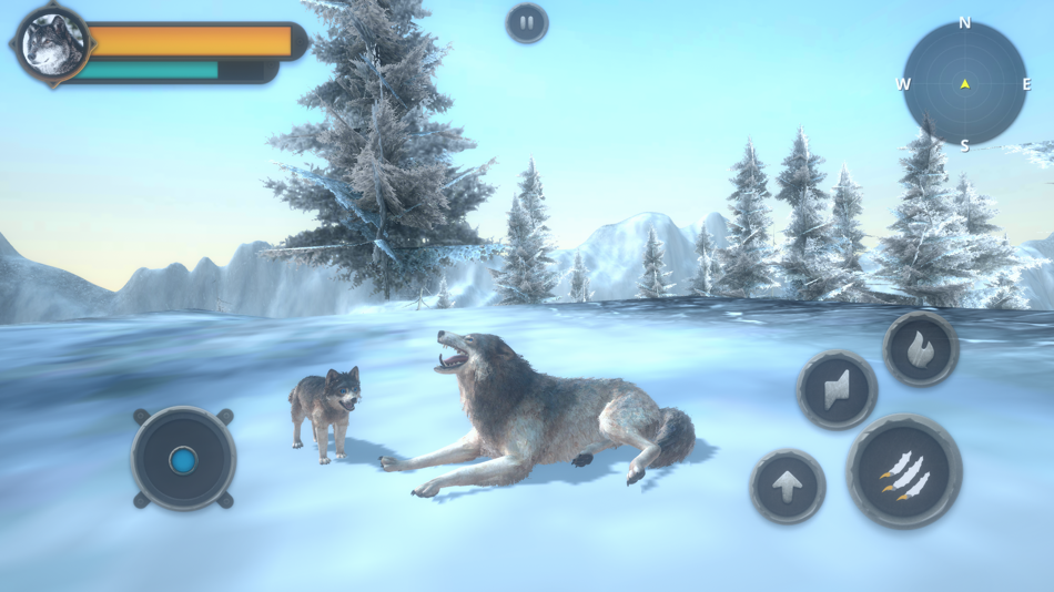 #2. The Wild Wolf Simulator 2022 (iOS) 由: Pamir Khan
