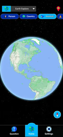Game screenshot SpaceEarth: map country,animal mod apk