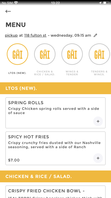 Gai Chicken & Rice Screenshot