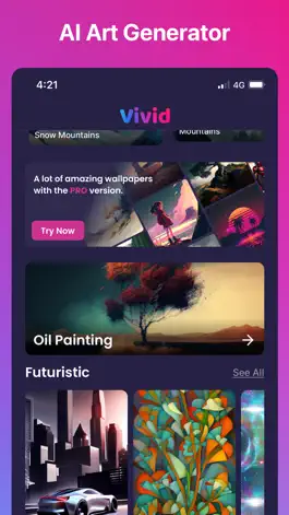 Game screenshot Vivid - AI Art Generator mod apk
