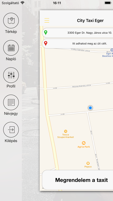 City Taxi Eger Screenshot